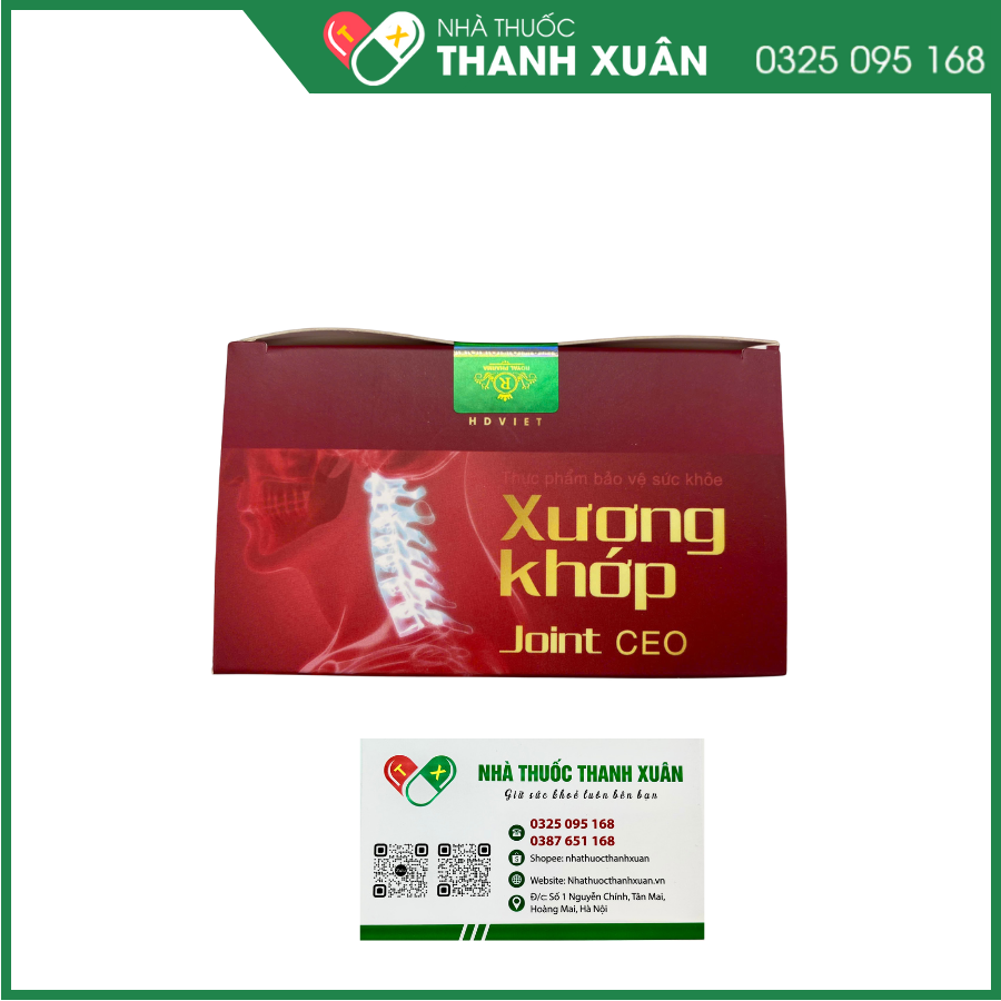 Xương khớp Joint Ceo hỗ trợ giảm triệu chứng đau khớp, khô khớp do viêm khớp, thoái hóa khớp
